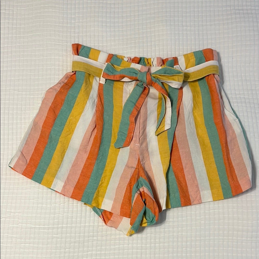 *Loft Striped Shorts